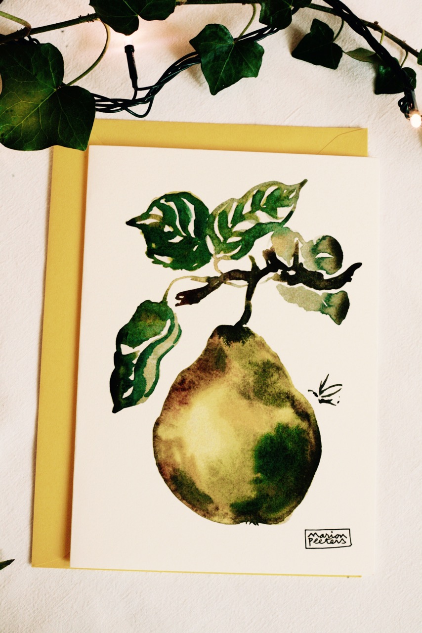 2#illustrationmarion peeters #cartesaquarellepoire